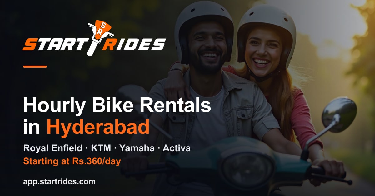 Hourly Bike Rentals Near Me in Hyderabad – Start Rides